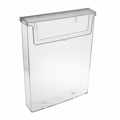 Brochure displays outdoor